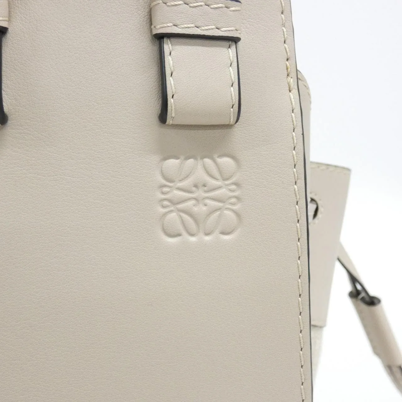 LOEWE Hammock 314 39 Z95 Shoulder Canvas Black Canvas Rank A - Thumbnail 6