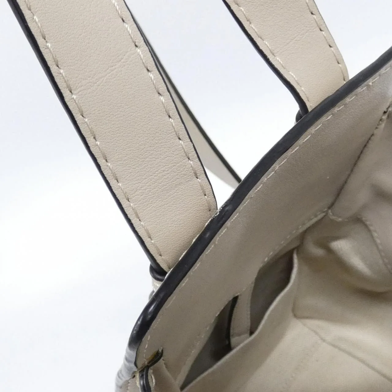 LOEWE Hammock 314 39 Z95 Shoulder Canvas Black Canvas Rank A - Thumbnail 7