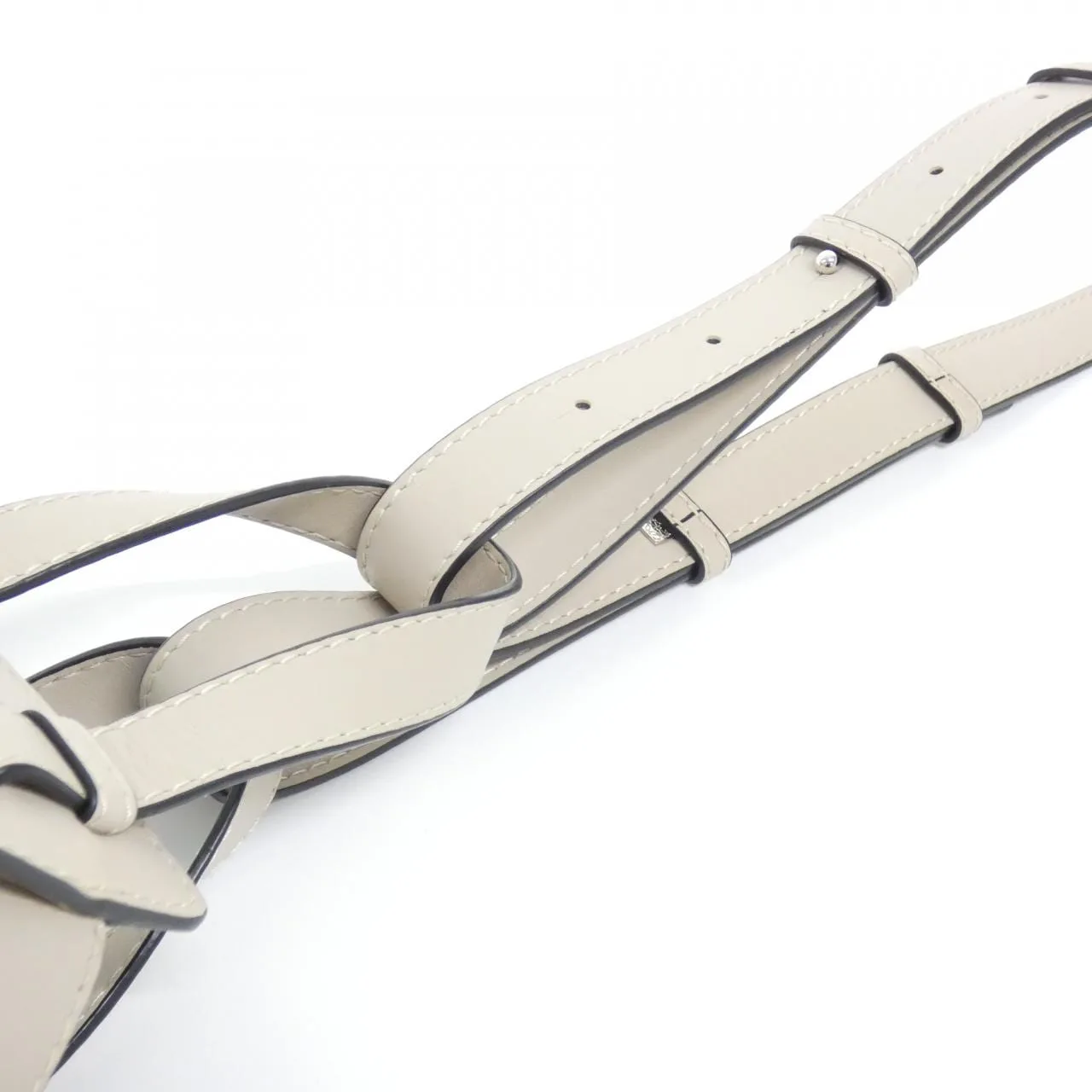 LOEWE Hammock 314 39 Z95 Shoulder Canvas Black Canvas Rank A - Thumbnail 8