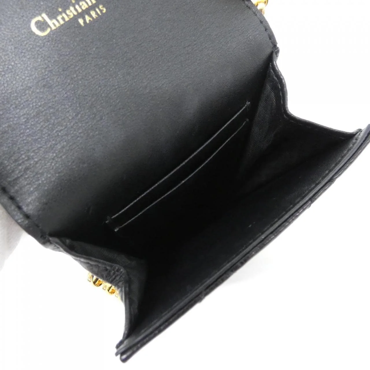 DIOR Caro S5105UWHC Wallet 黑色 中古品A - 縮圖 6