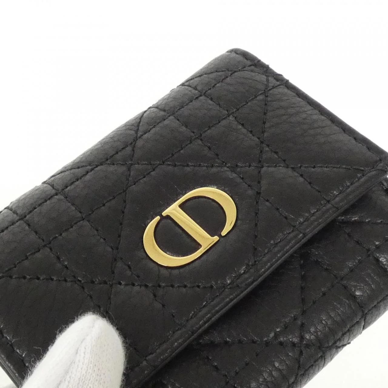 DIOR S5209UWHC Wallet Black Rank A - Thumbnail 3