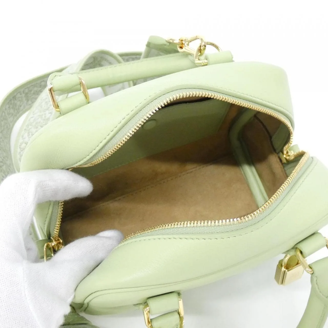 LOEWE Amazona A039N21X01 Handbag Black - Thumbnail 7