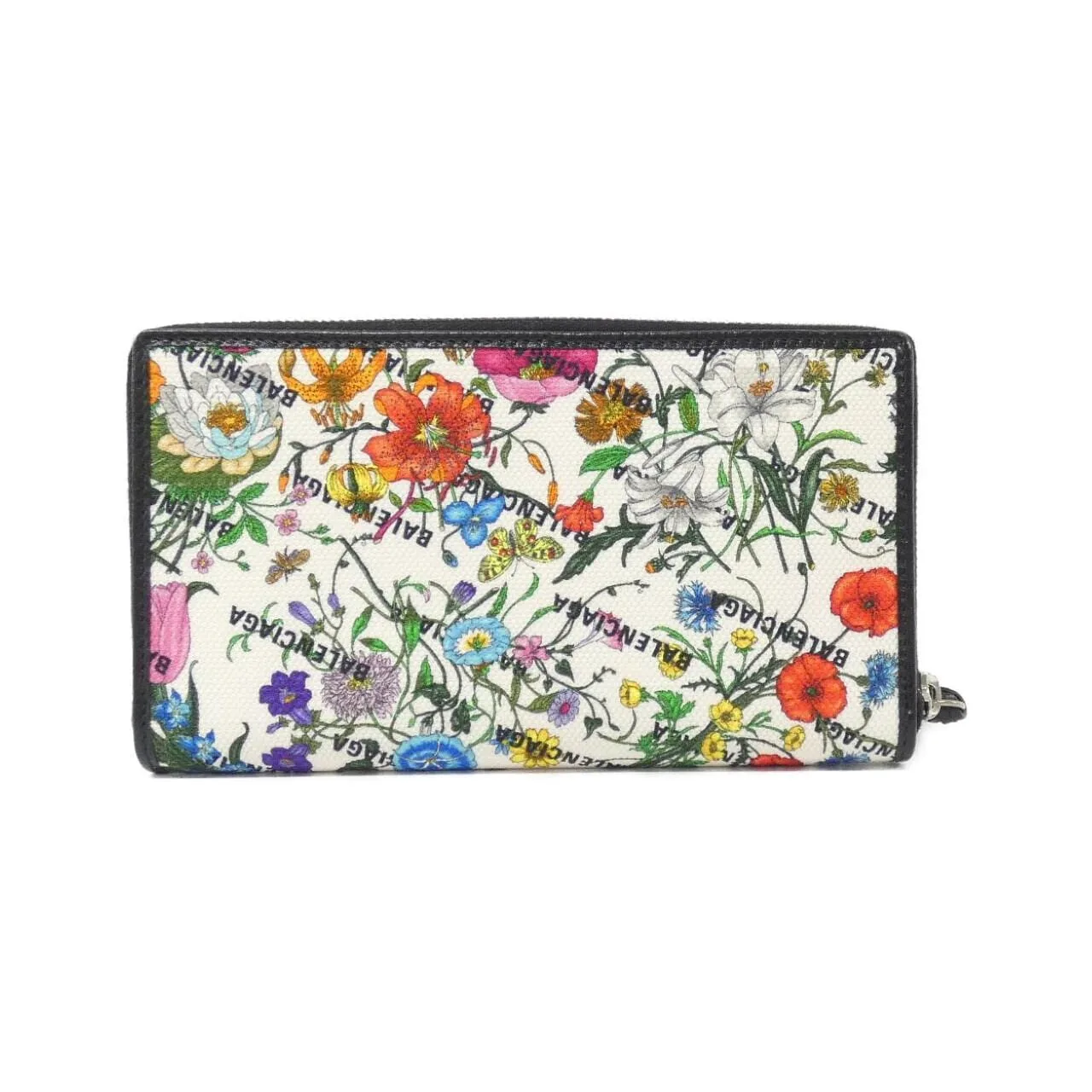 GUCCI 681710 UPSAN Wallet Canvas 黑色 帆布 中古品A - 縮圖 2