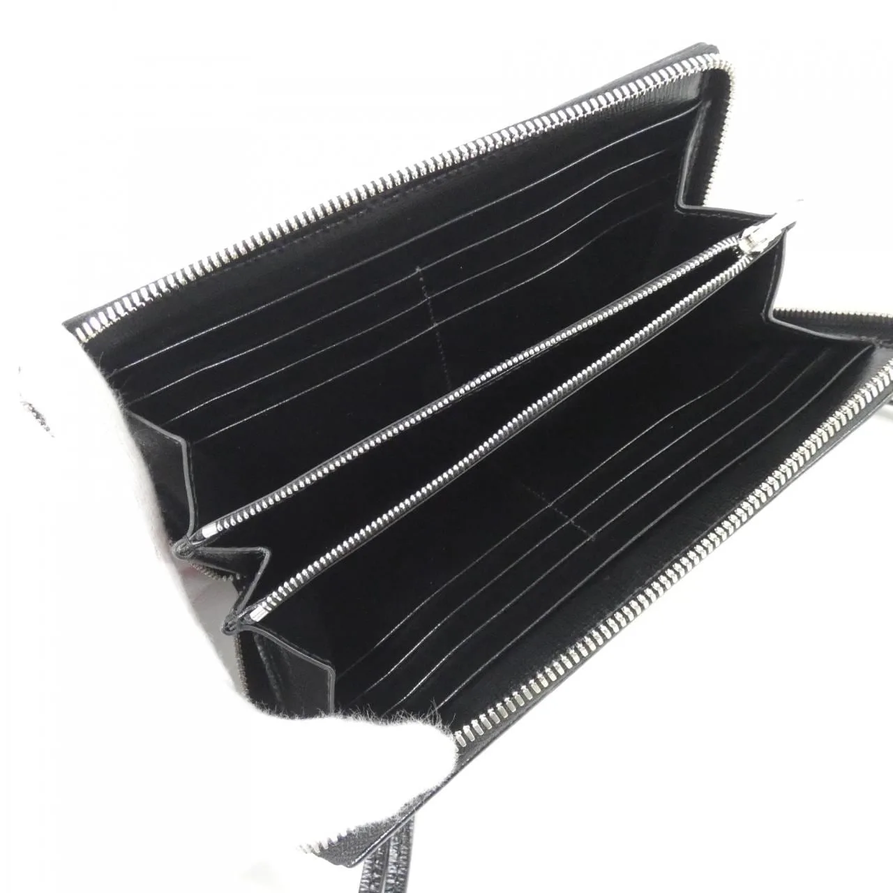 GUCCI 681710 UPSAN Wallet Canvas 黑色 帆布 中古品A - 縮圖 4