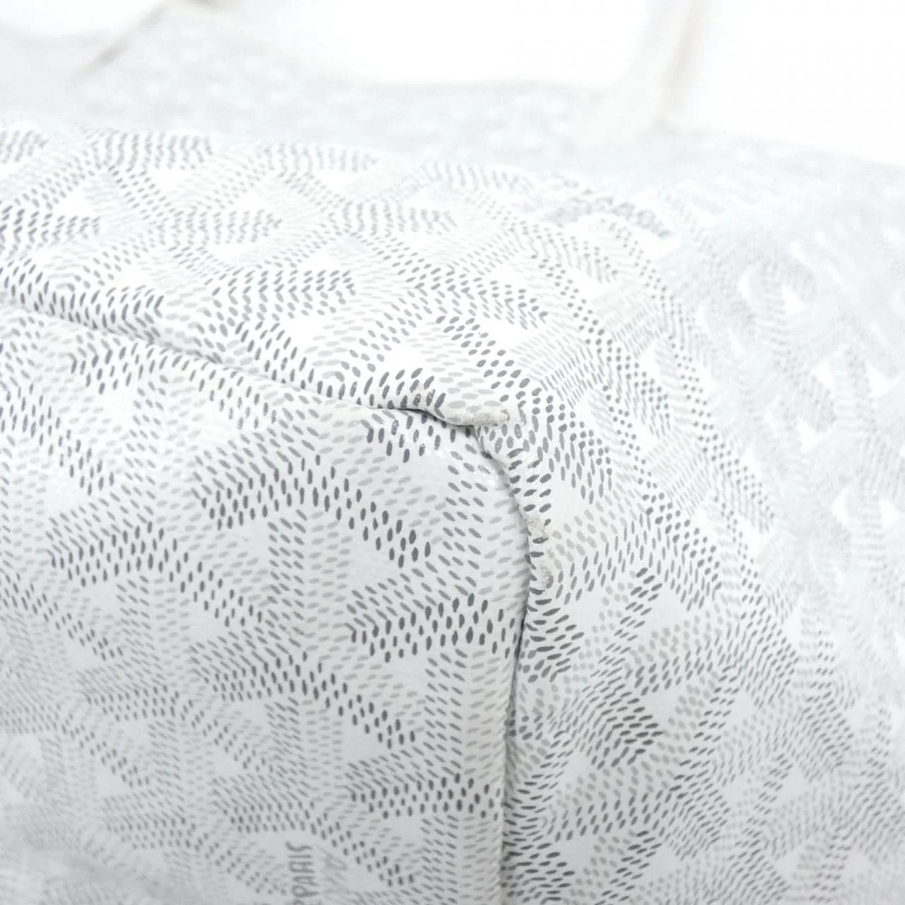 GOYARD Saint Louis AMA LOUIS GM Tote Canvas 白色 帆布 中古品A - 縮圖 2