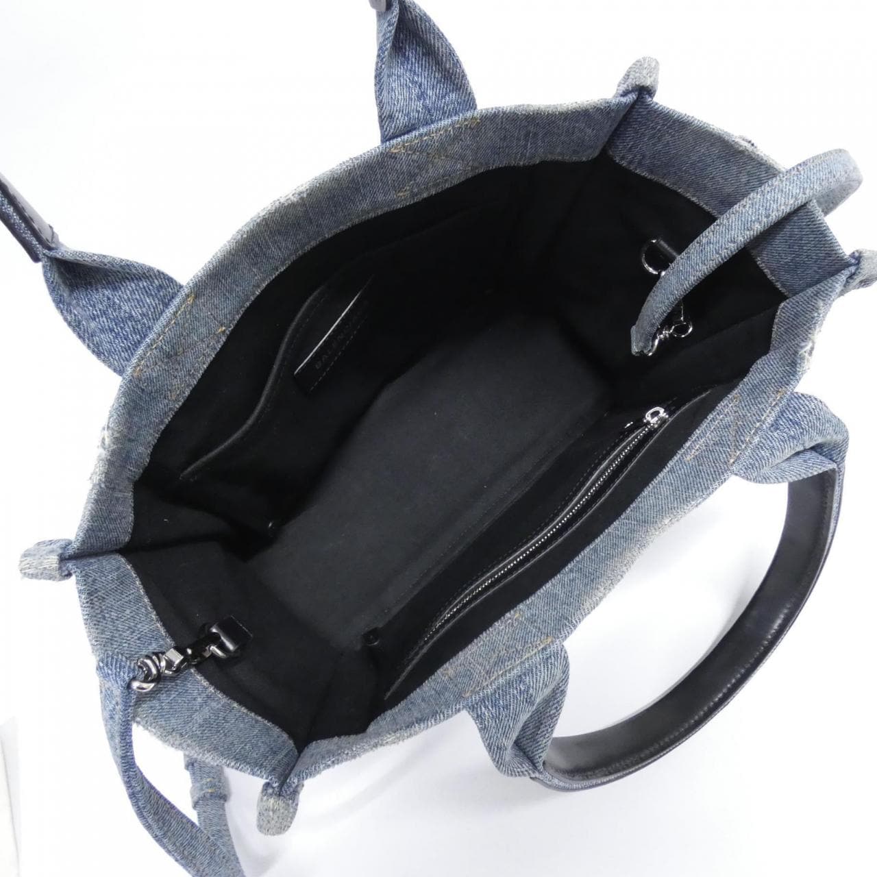 BALENCIAGA 671402 2109Y Bag Denim Blue Denim - Thumbnail 7