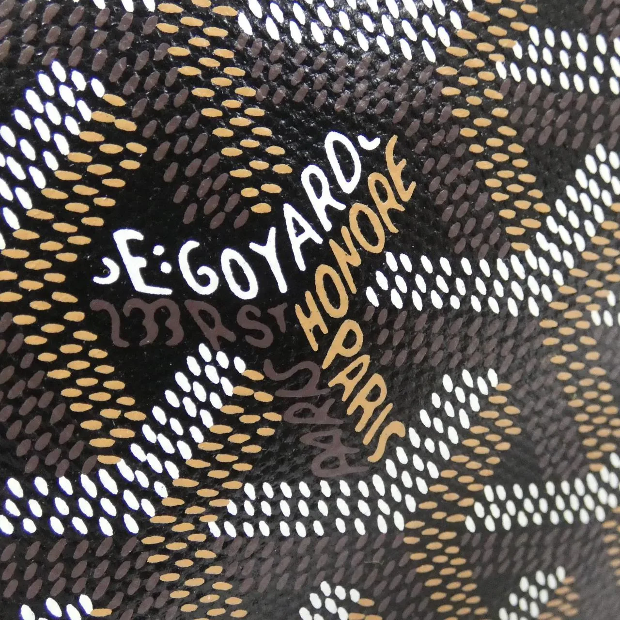 GOYARD Saint Louis AMA LOUIS PM Tote Canvas 黑色 帆布 未使用品 - 縮圖 3