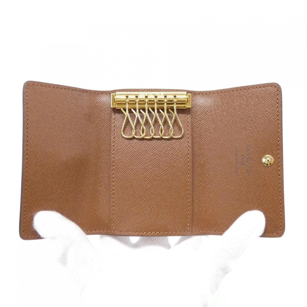 LOUIS VUITTON M62630 Key Case Monogram Black Monogram Rank A - Thumbnail 3