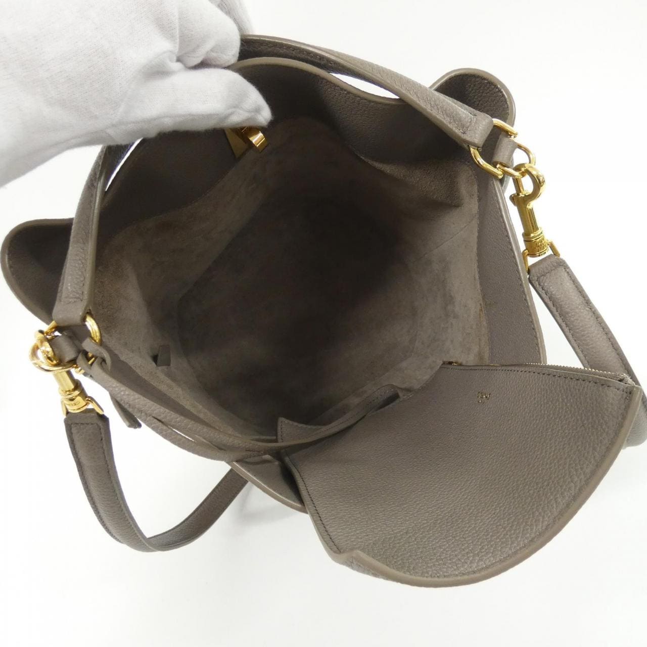 CELINE 195573CR8 Bag 黑色 中古品A - 縮圖 7