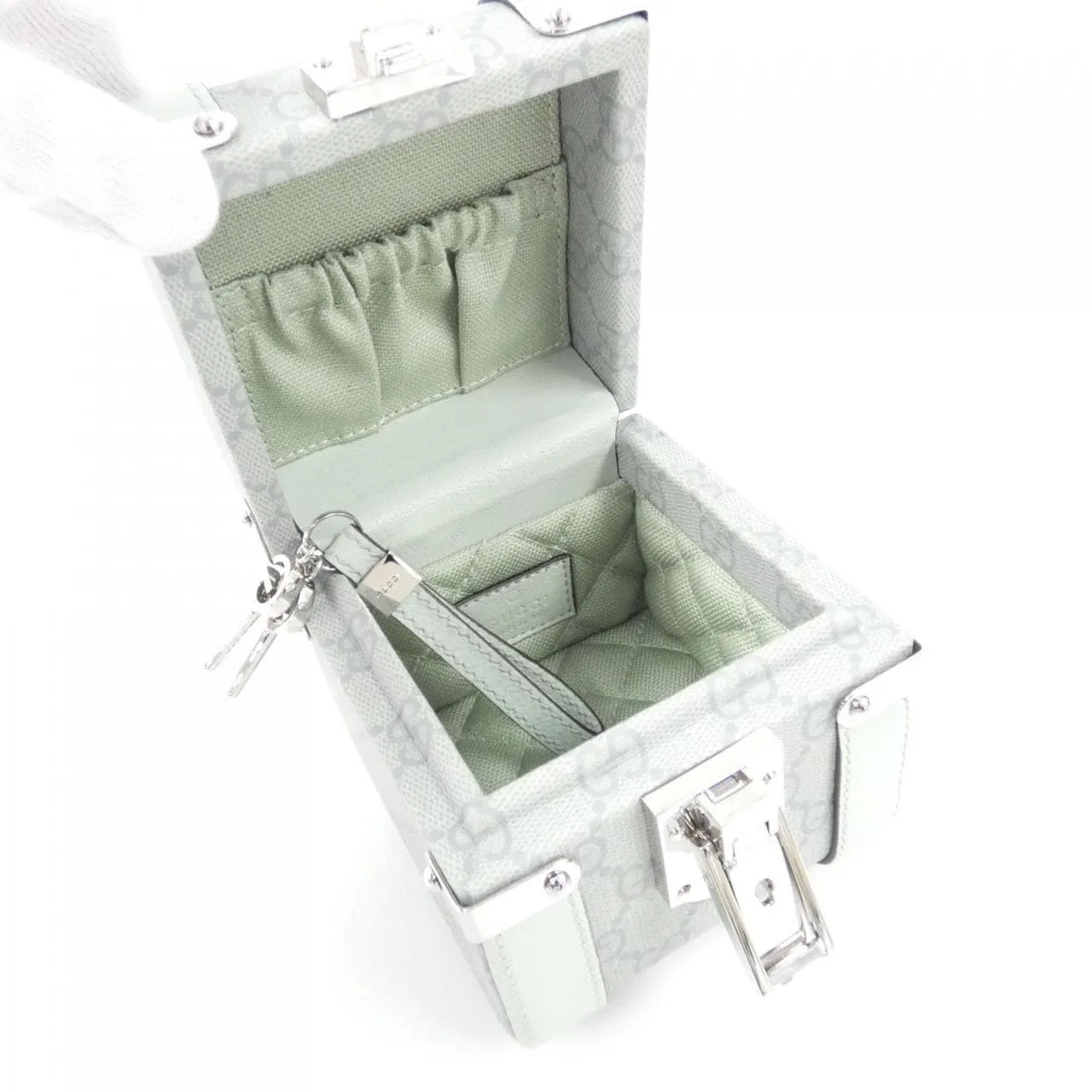 GUCCI 768180 FACJT Wallet Canvas Black Canvas Rank A - Thumbnail 5