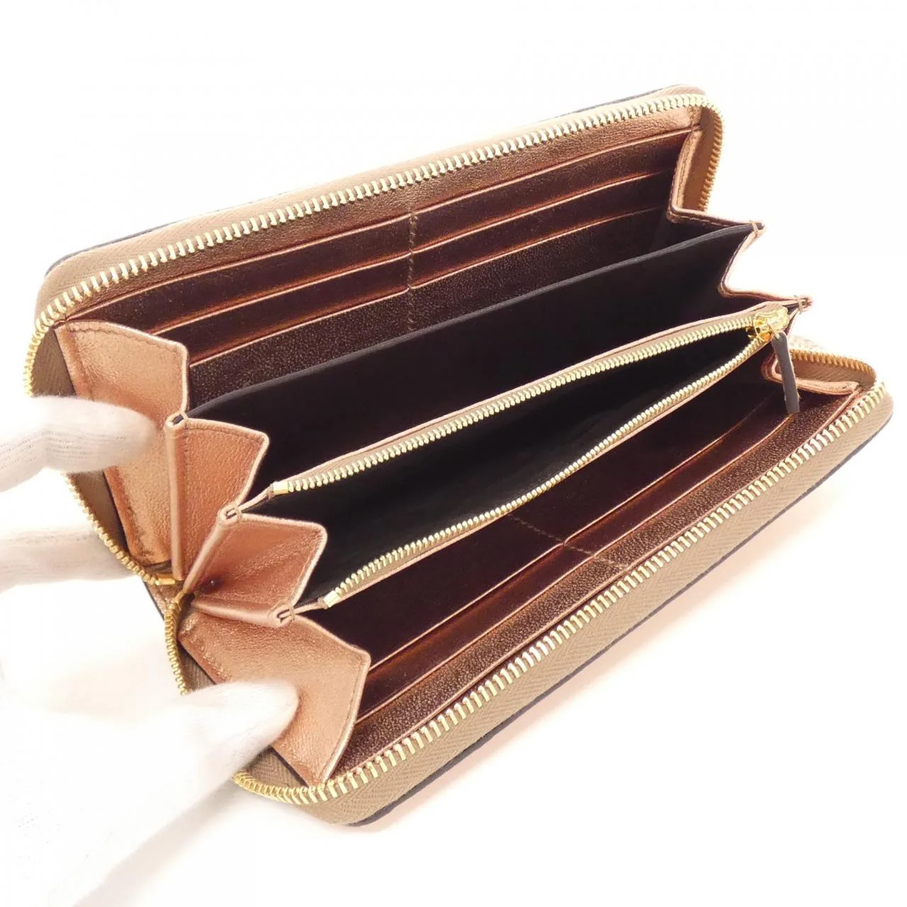 GUCCI 456117 EYZAG Wallet 黑色 中古品A - 縮圖 6