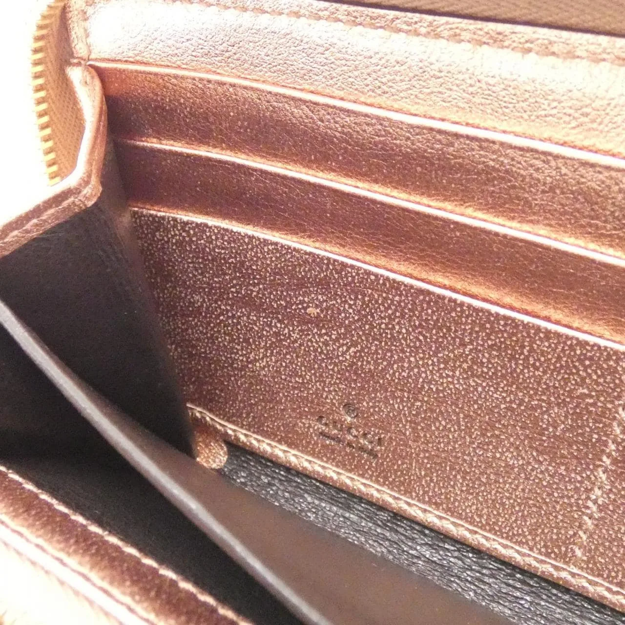 GUCCI 456117 EYZAG Wallet 黑色 中古品A - 縮圖 7