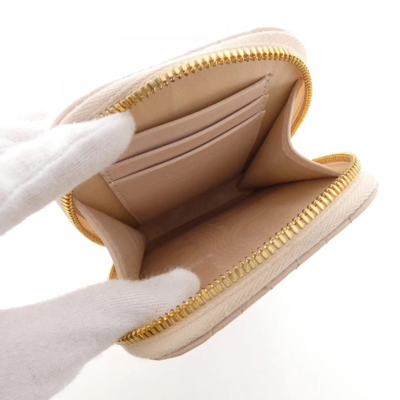 DIOR Lady Dior S0872ONMJ Wallet Lambskin Black Lambskin Rank B - Thumbnail 9