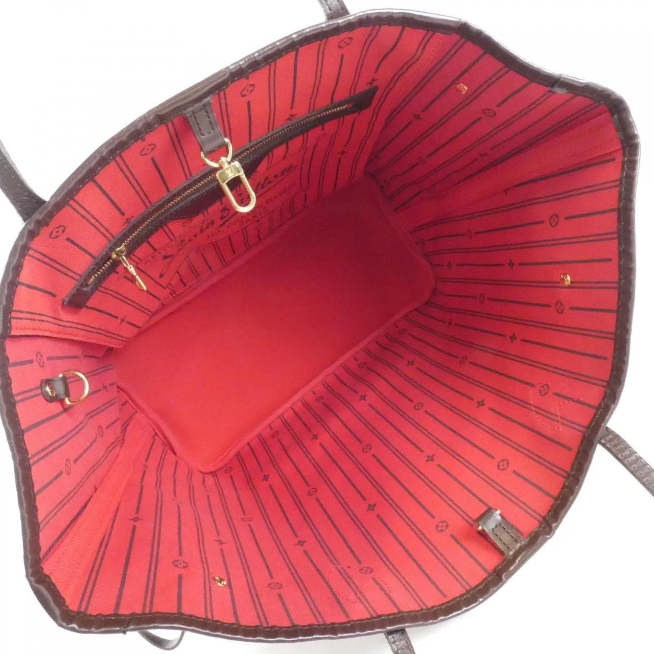 LOUIS VUITTON Neverfull N51105 Tote Damier Black Damier - Thumbnail 7