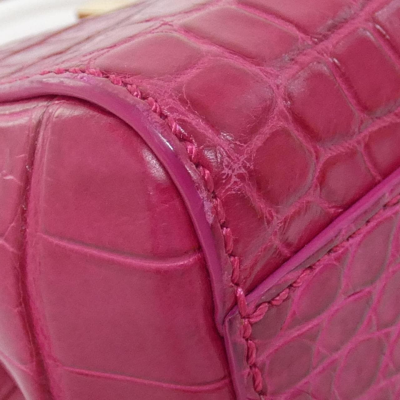 FENDI Peekaboo 8BN244 1DW Handbag Crocodile Black Crocodile Rank A - Thumbnail 2