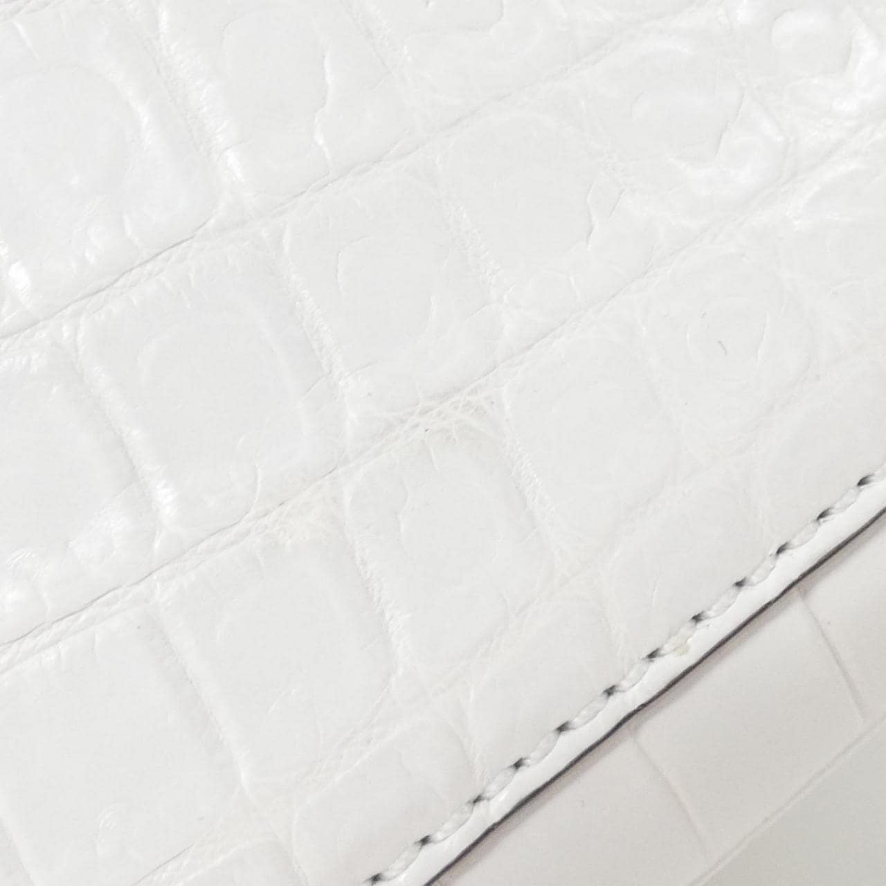 FENDI Peekaboo 8BN290 A860 Handbag Crocodile Black Crocodile Rank A - Thumbnail 2