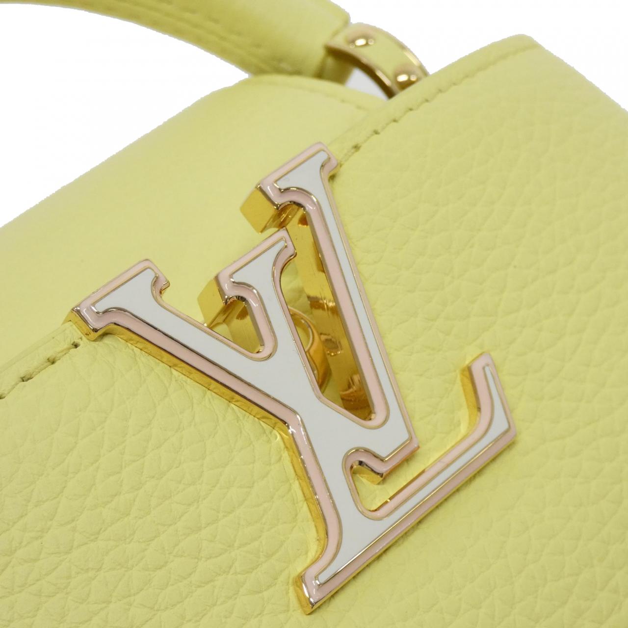 LOUIS VUITTON Capucines M25232 Bag Yellow Rank A - Thumbnail 5