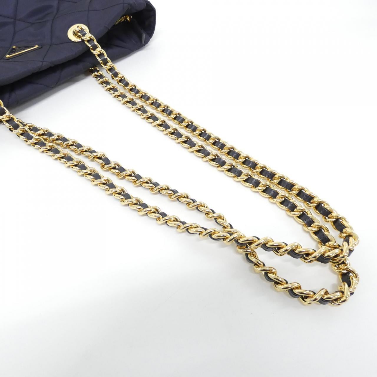 PRADA 1BG467 Shoulder Bag Blue - Thumbnail 7