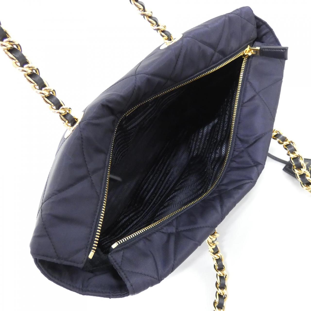 PRADA 1BG467 Shoulder Bag Blue - Thumbnail 8