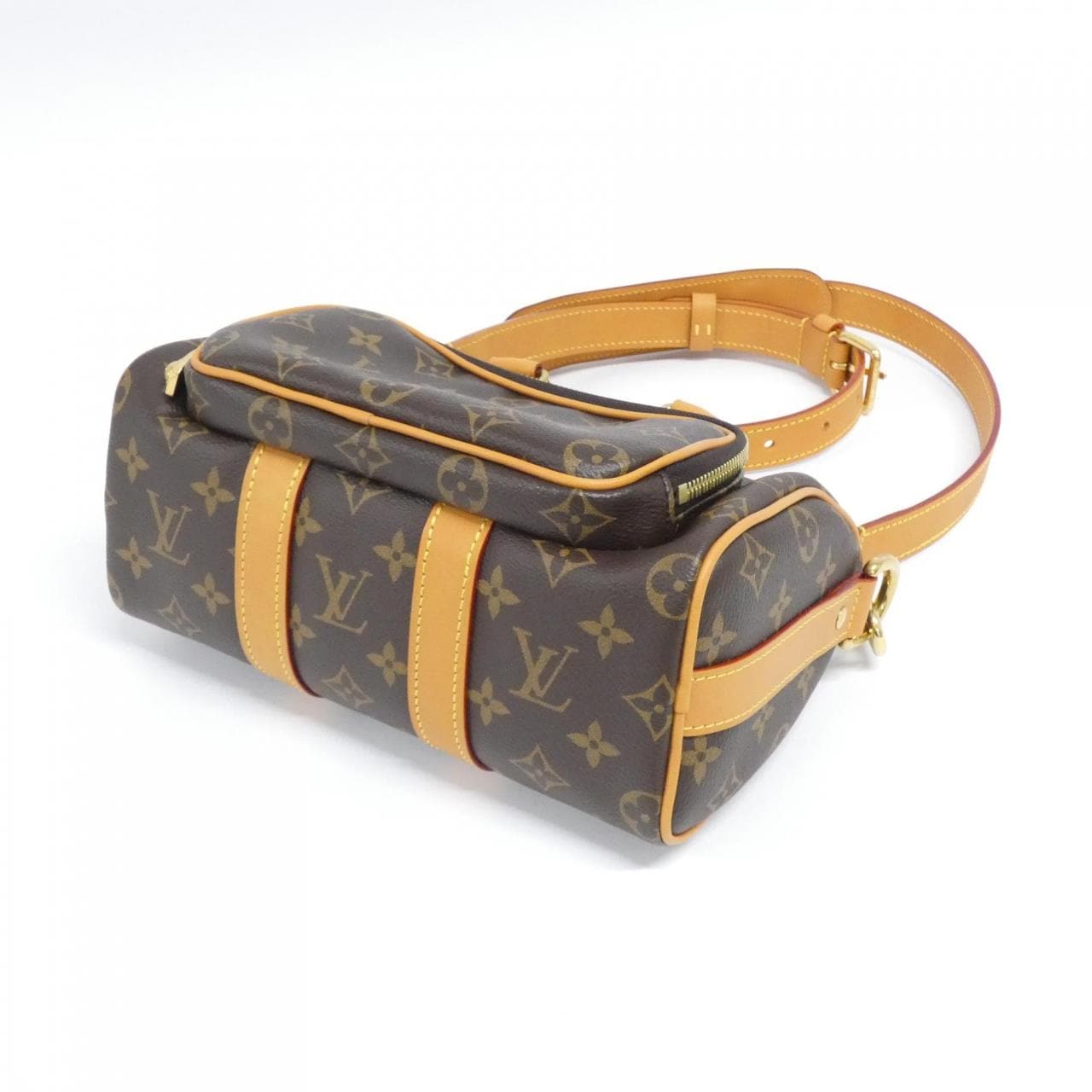 LOUIS VUITTON Keepall M14981 Boston Bag Monogram 黑色 Monogram 中古品A - 縮圖 3