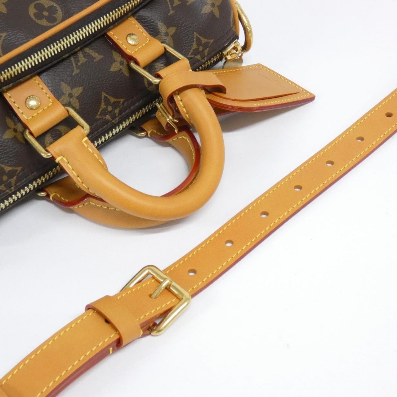 LOUIS VUITTON Keepall M14981 Boston Bag Monogram 黑色 Monogram 中古品A - 縮圖 5