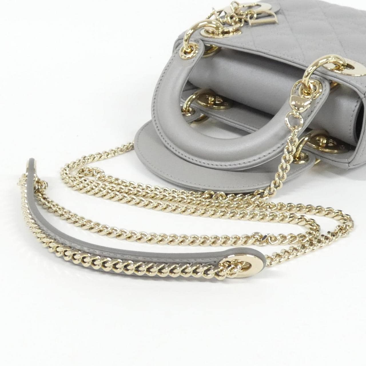 DIOR Lady Dior M0505OADU Bag Lambskin Black Lambskin - Thumbnail 6