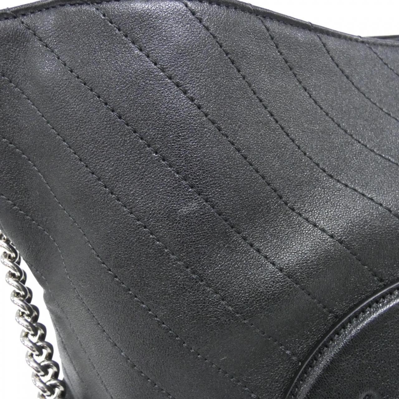 GUCCI 751516 1AAOW Bag Leather Black Leather Rank A - Thumbnail 4