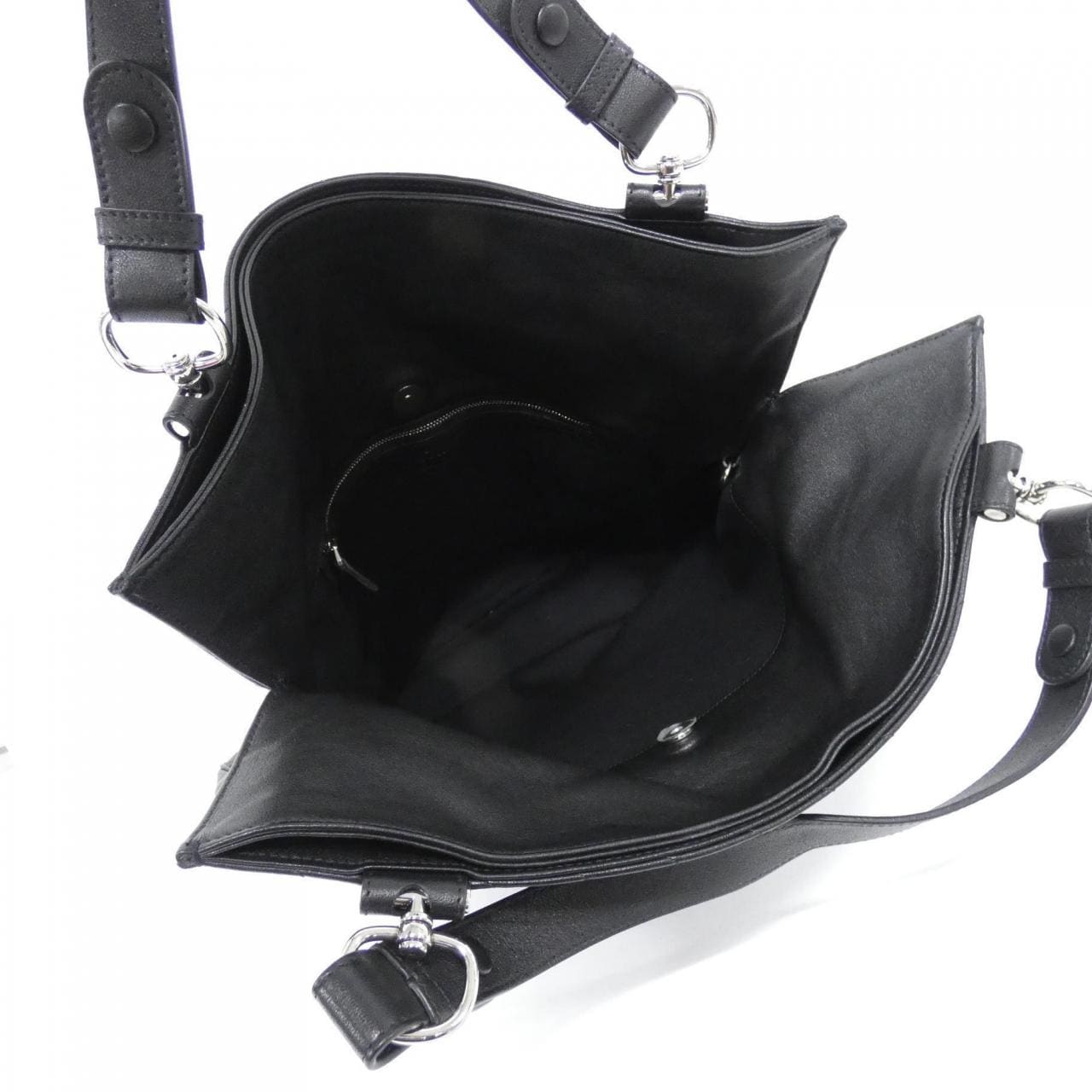 GUCCI 751516 1AAOW Bag Leather Black Leather Rank A - Thumbnail 8