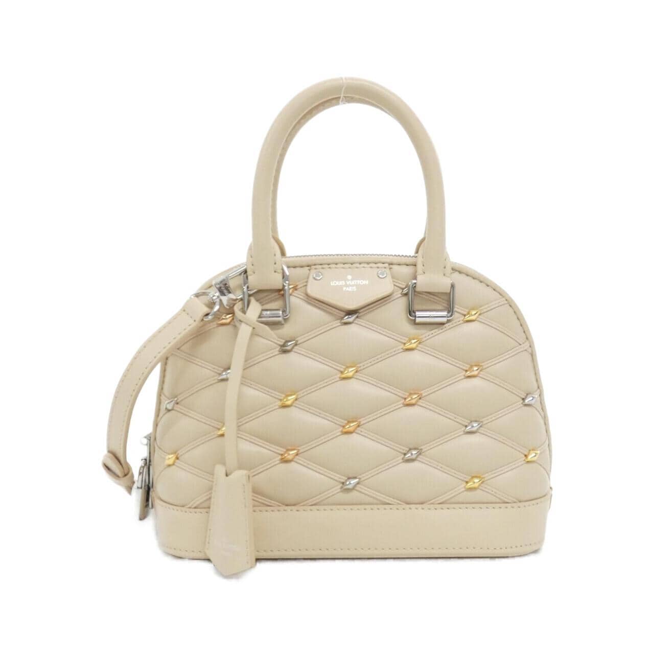 LOUIS VUITTON Alma M24153 Bag Lambskin Beige