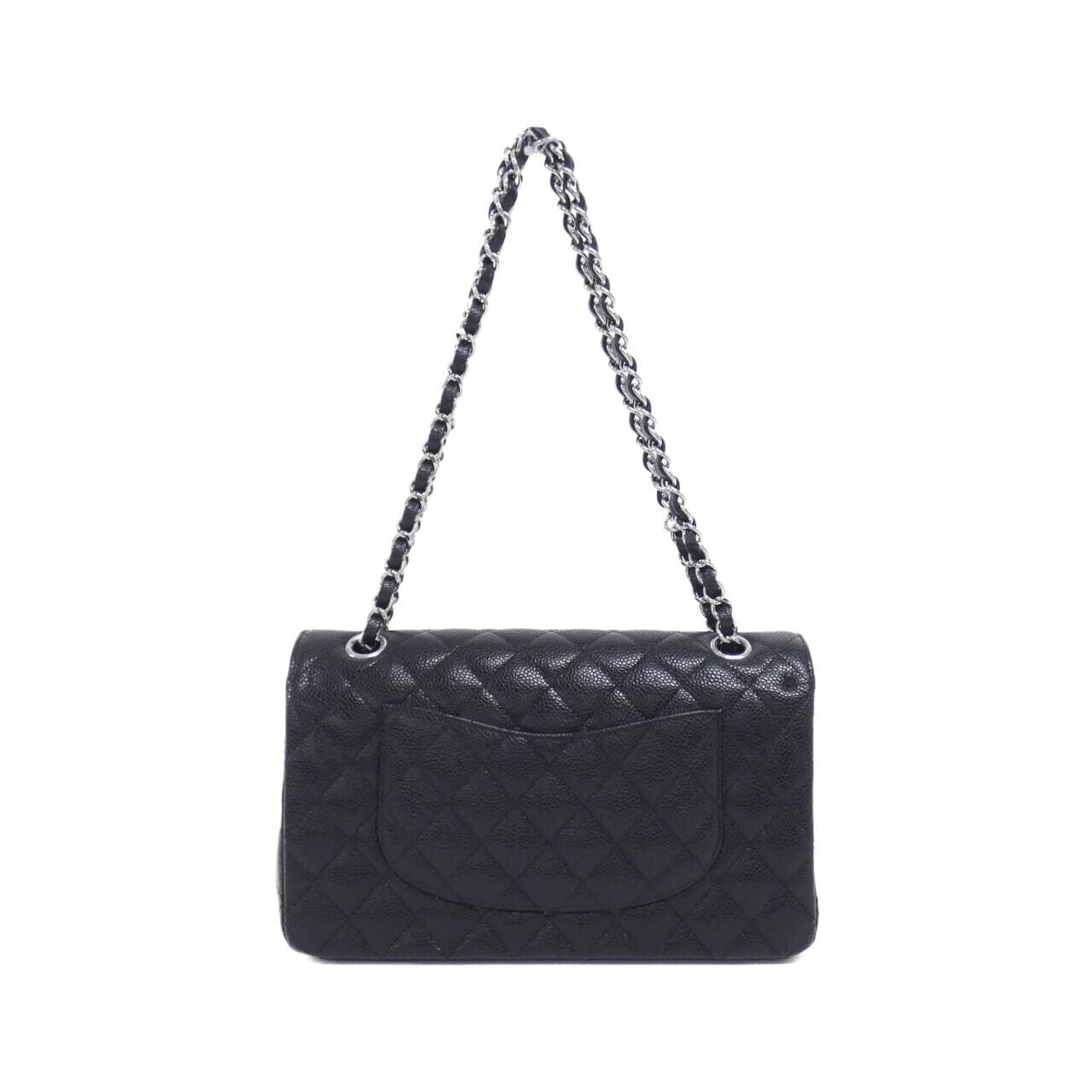 CHANEL Matelasse 1112 Shoulder Grained Calfskin 黑色 荔枝紋牛皮 中古品A - 縮圖 2