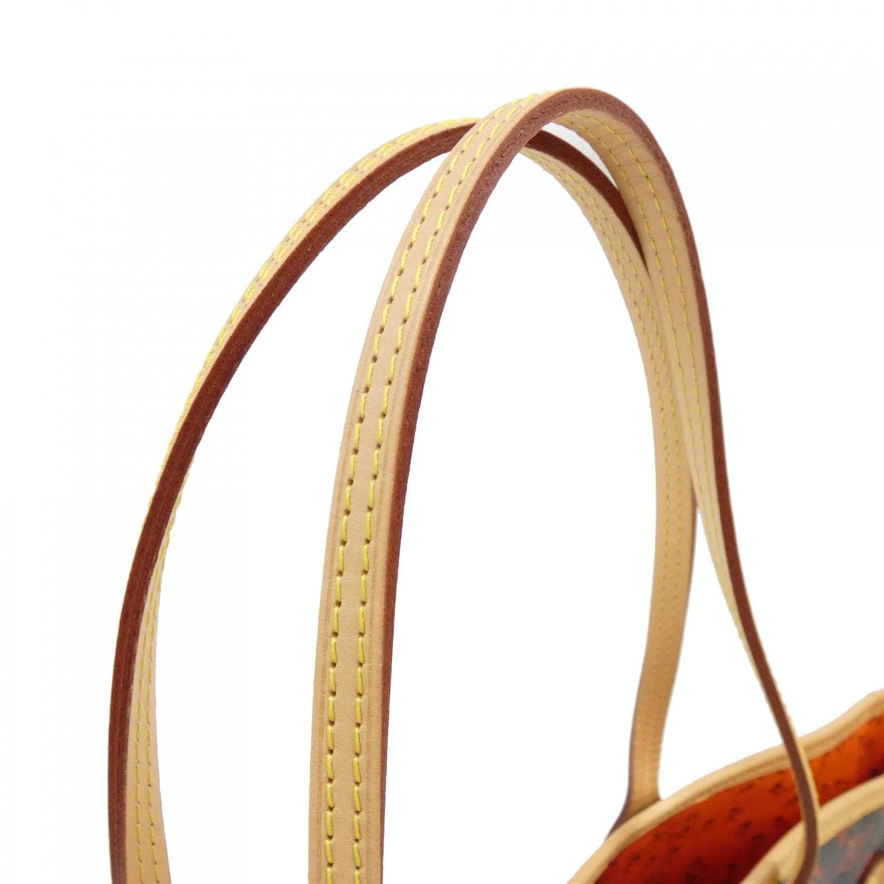 LOUIS VUITTON Neverfull M44441 Bag Lambskin Brown Lambskin - Thumbnail 5