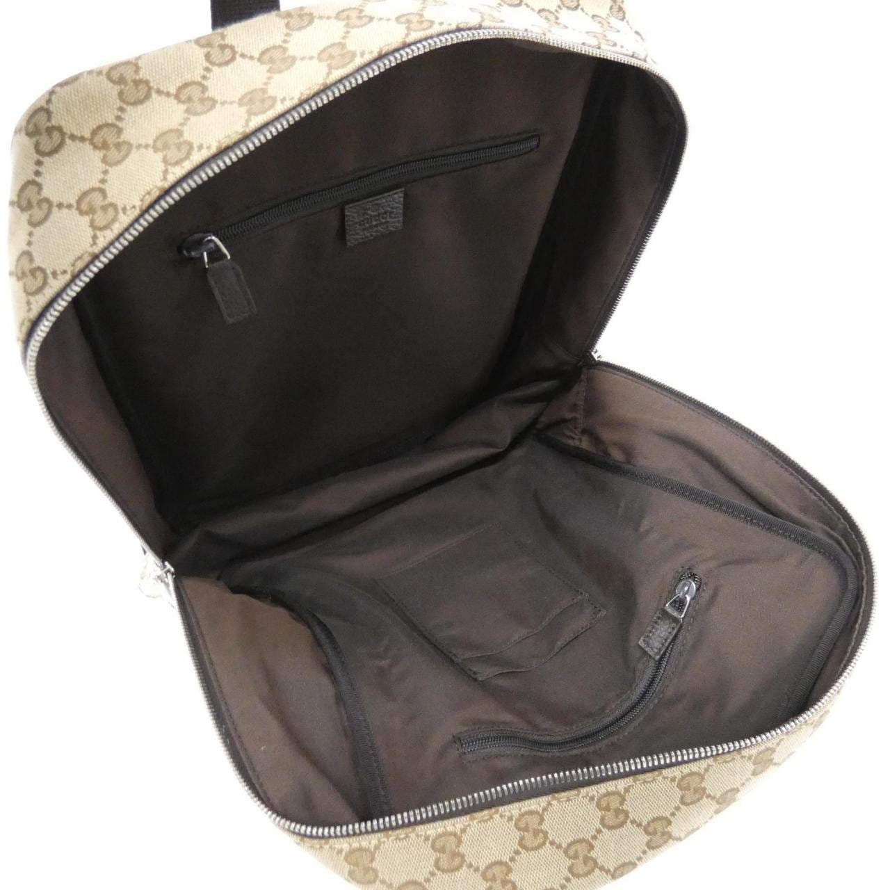 GUCCI 630914 KW9NN Backpack Canvas Black Canvas - Thumbnail 8