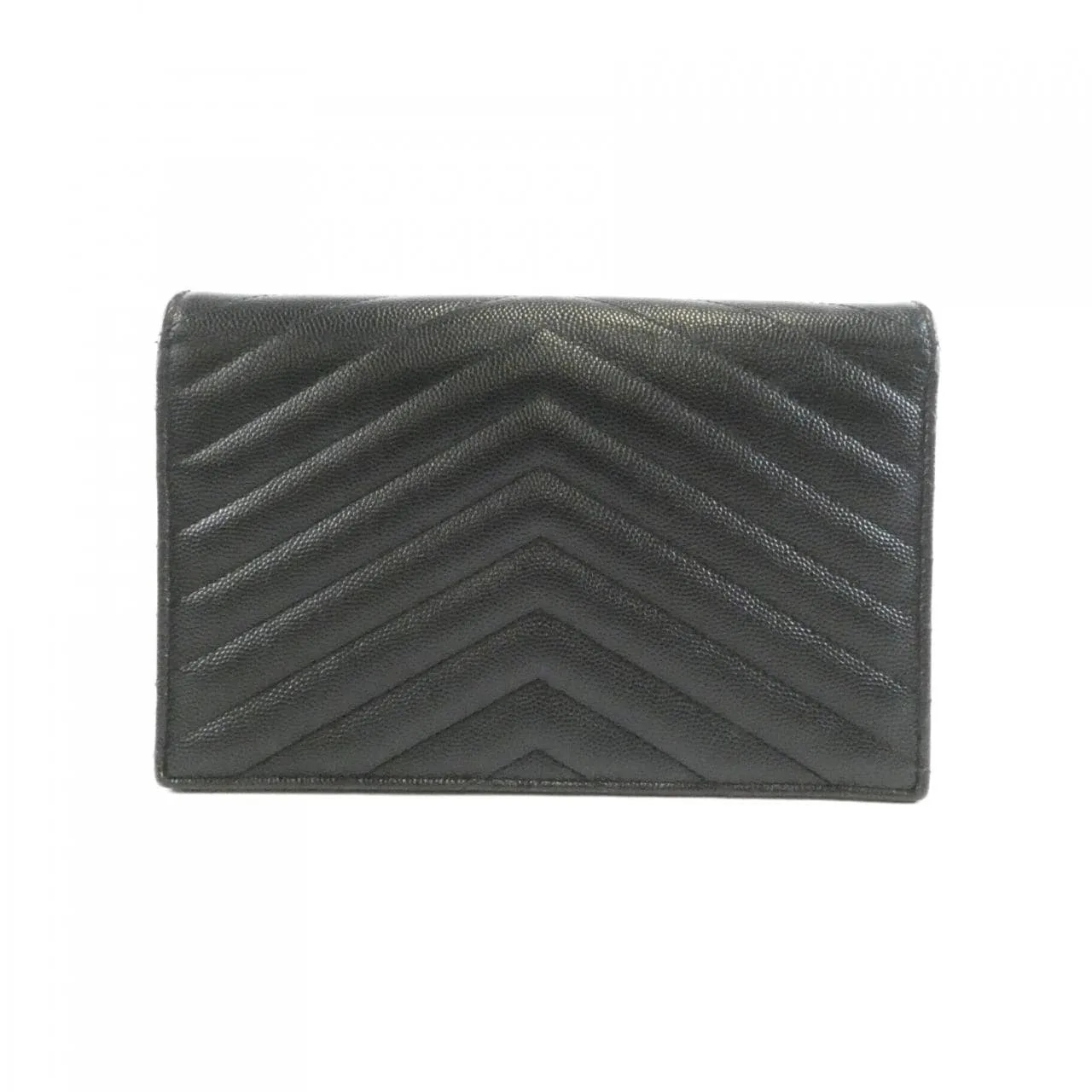 SAINT LAURENT 393953 BOW01 Wallet 黑色 中古品A - 縮圖 2