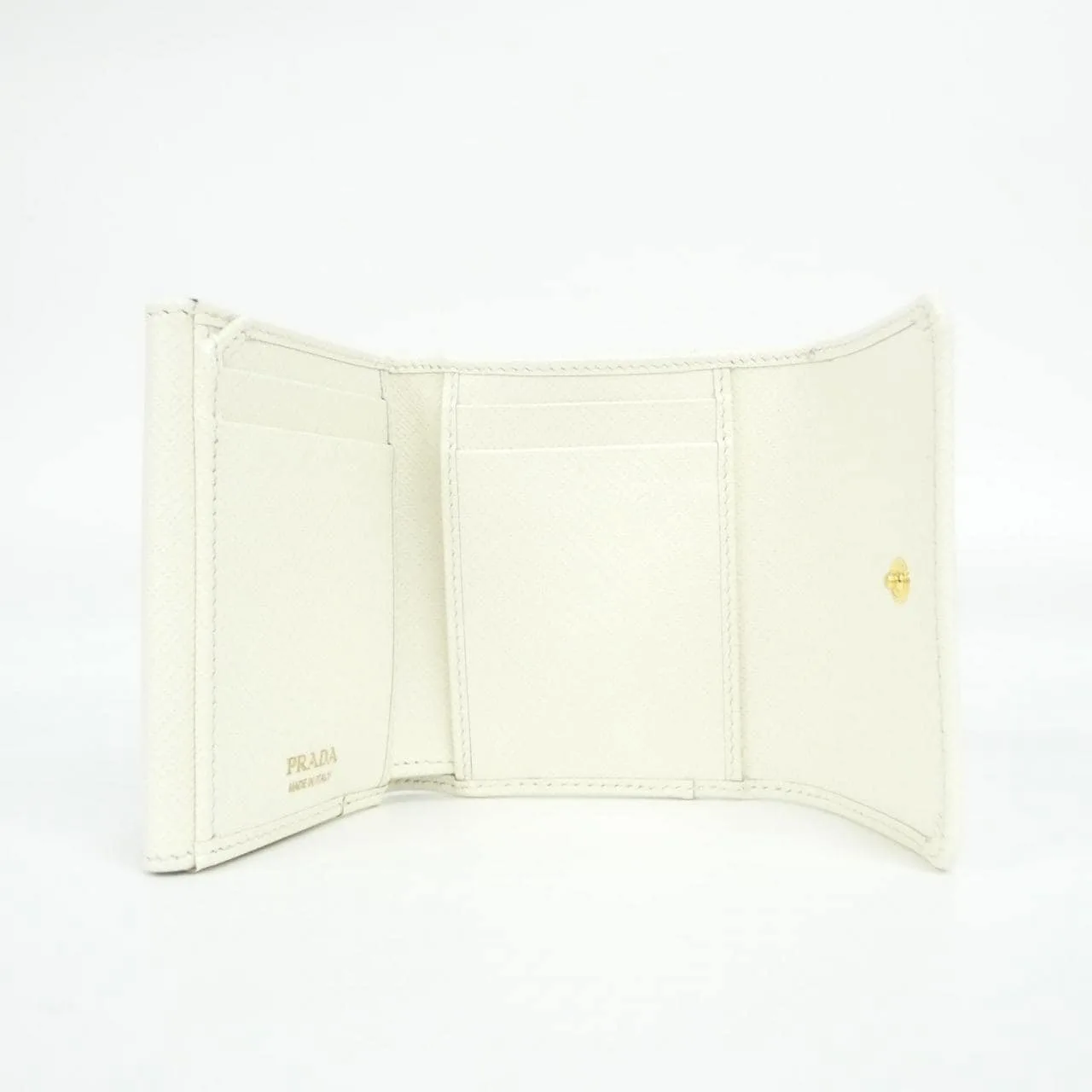 PRADA 1MH043 Wallet Black Rank A - Thumbnail 3