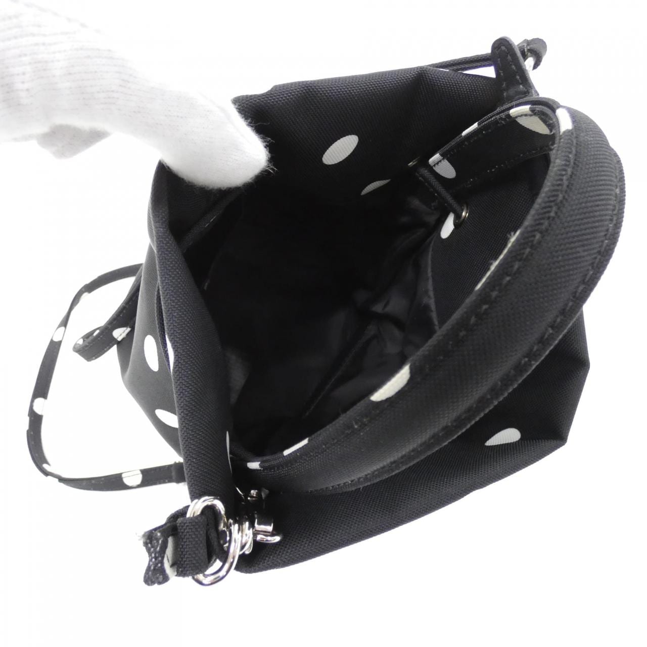 BALENCIAGA 619458 9MIRN Bag Nylon 黑色 尼龍 - 縮圖 8