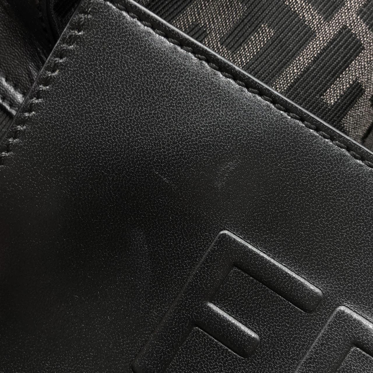 FENDI 7VZ056 AG0M Backpack Canvas Black Canvas - Thumbnail 4