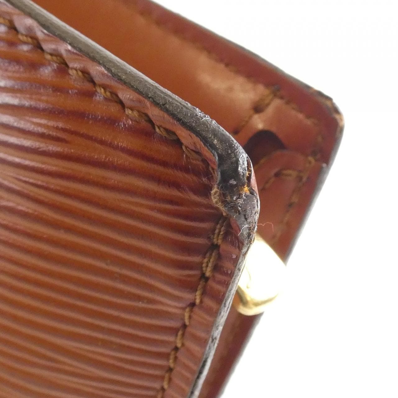 LOUIS VUITTON Saint-Jacques M52273 Bag Epi 棕色 Epi 中古品B - 縮圖 4