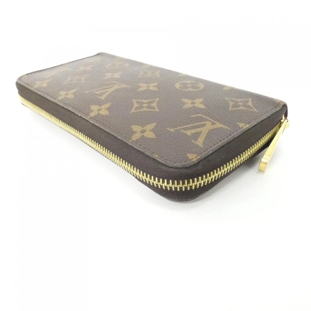 LOUIS VUITTON M41895 Wallet Monogram 黑色 Monogram 中古品A - 縮圖 2