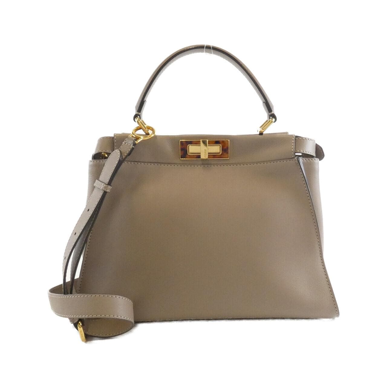 FENDI Peekaboo 8BN290 3ZL Handbag Black