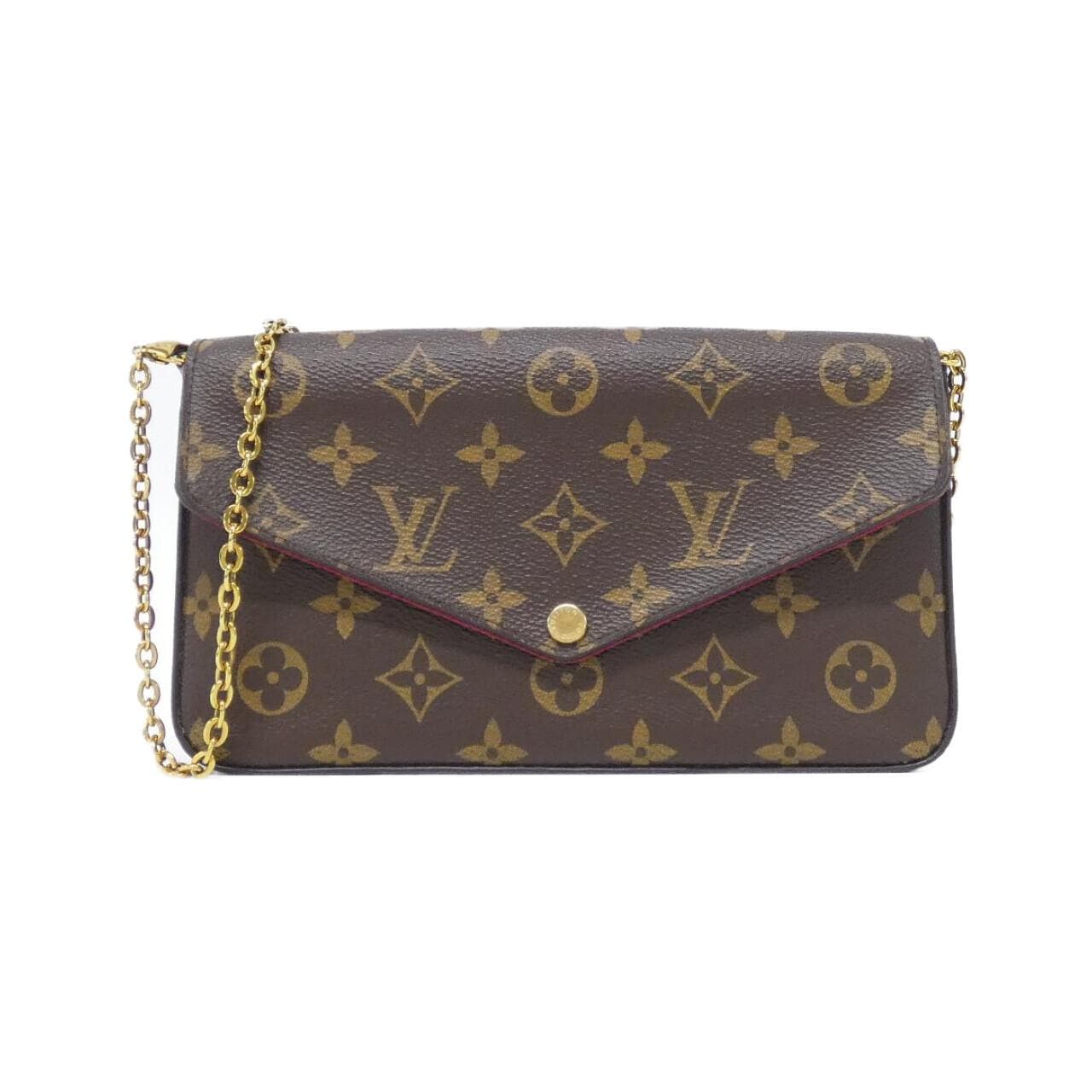 LOUIS VUITTON Pochette M61276 Shoulder Bag Monogram Black