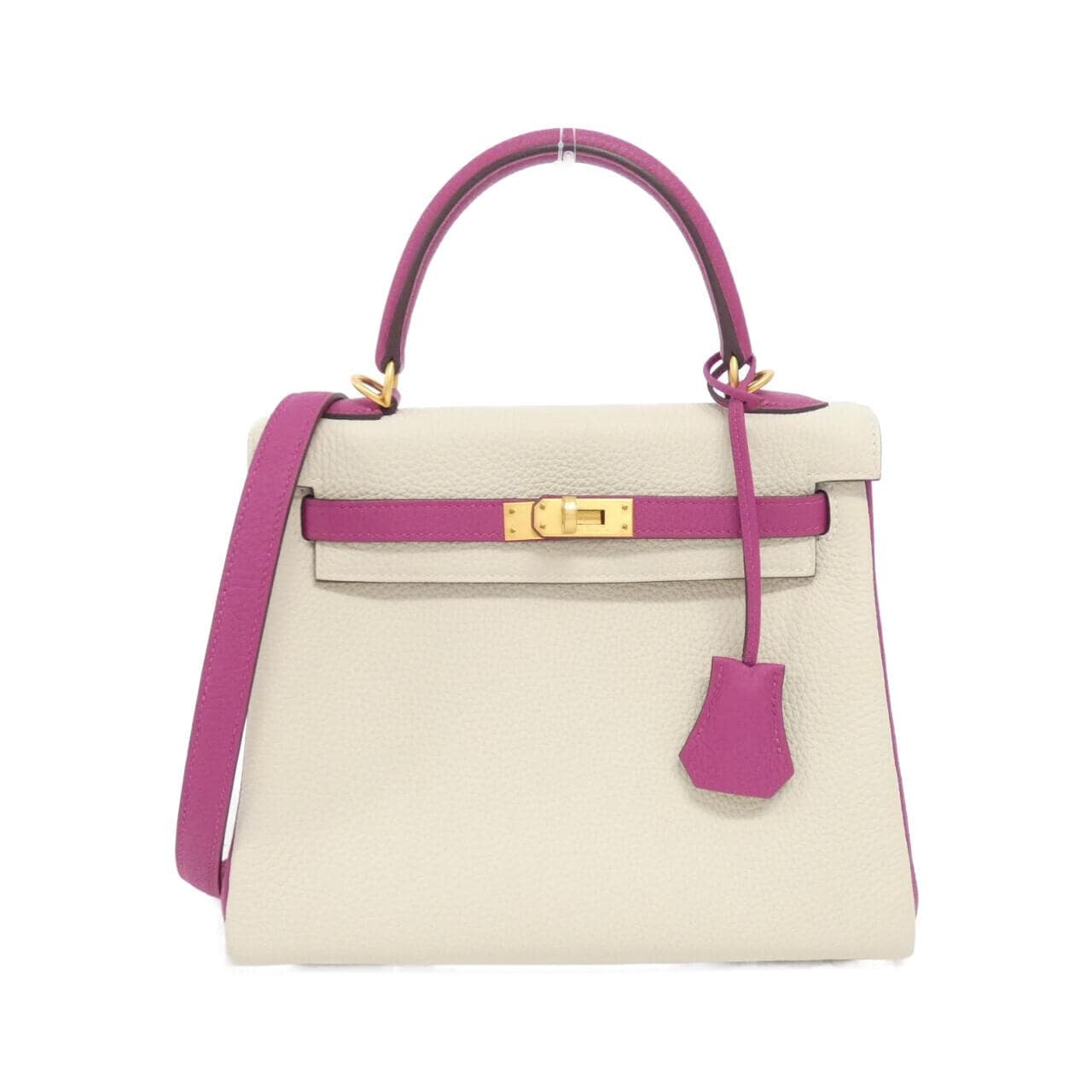 HERMES HERMÈS Kelly Bag Togo Purple