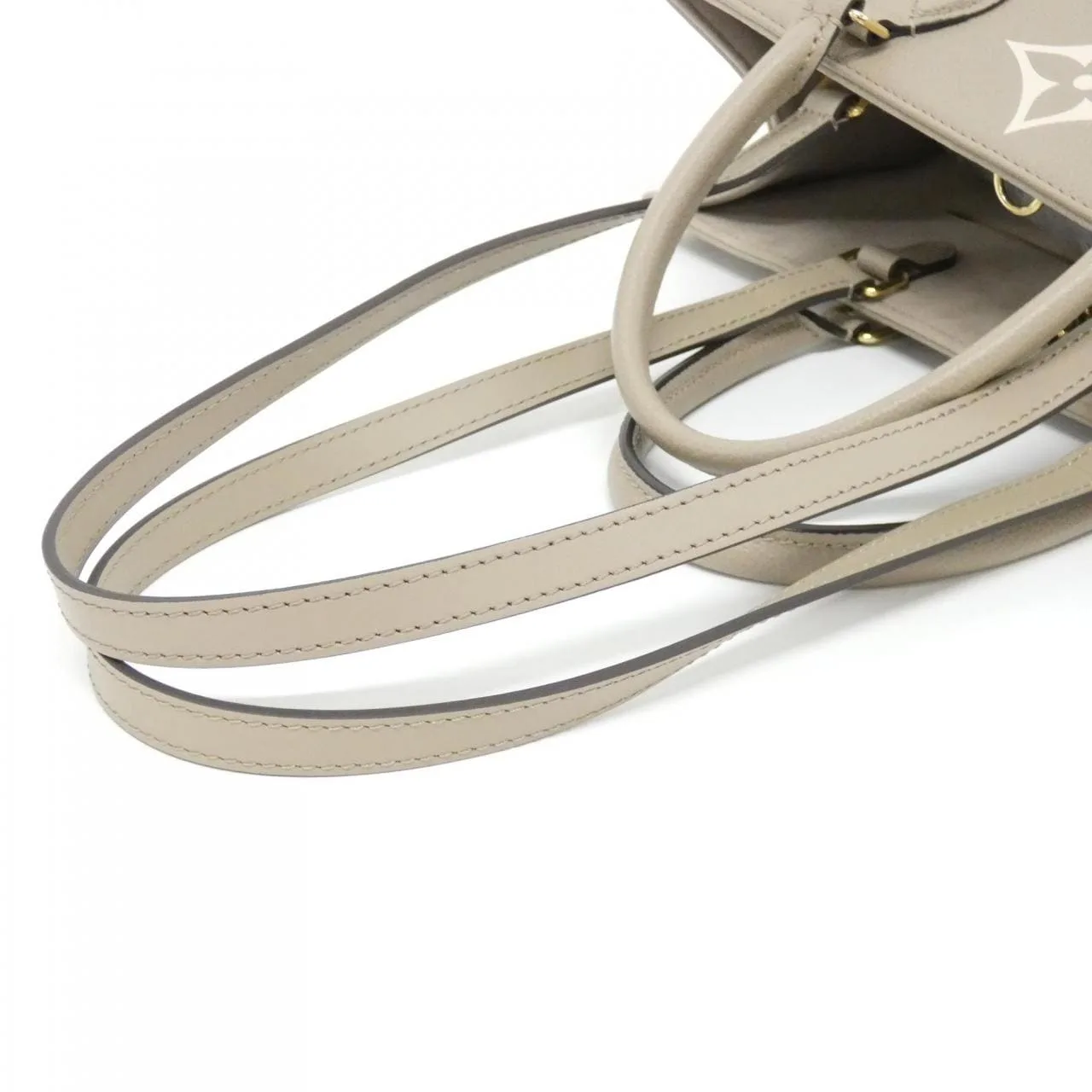 LOUIS VUITTON OnTheGo M45494 Handbag Monogram 黑色 Monogram 中古品A - 縮圖 4