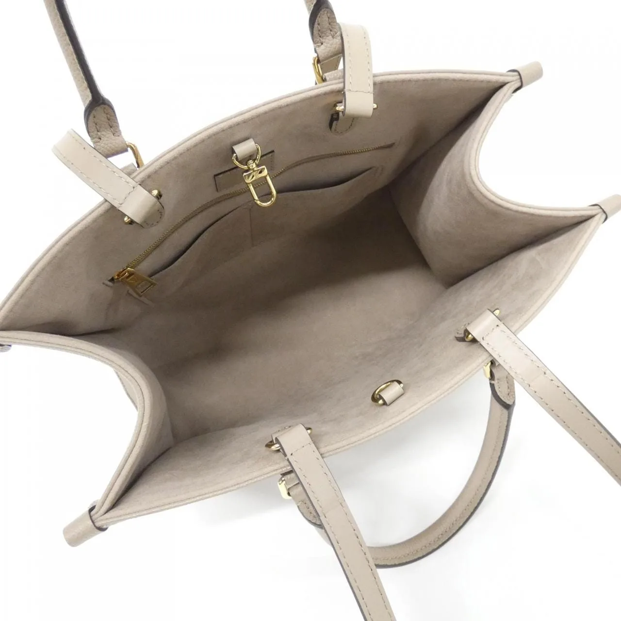 LOUIS VUITTON OnTheGo M45494 Handbag Monogram 黑色 Monogram 中古品A - 縮圖 5