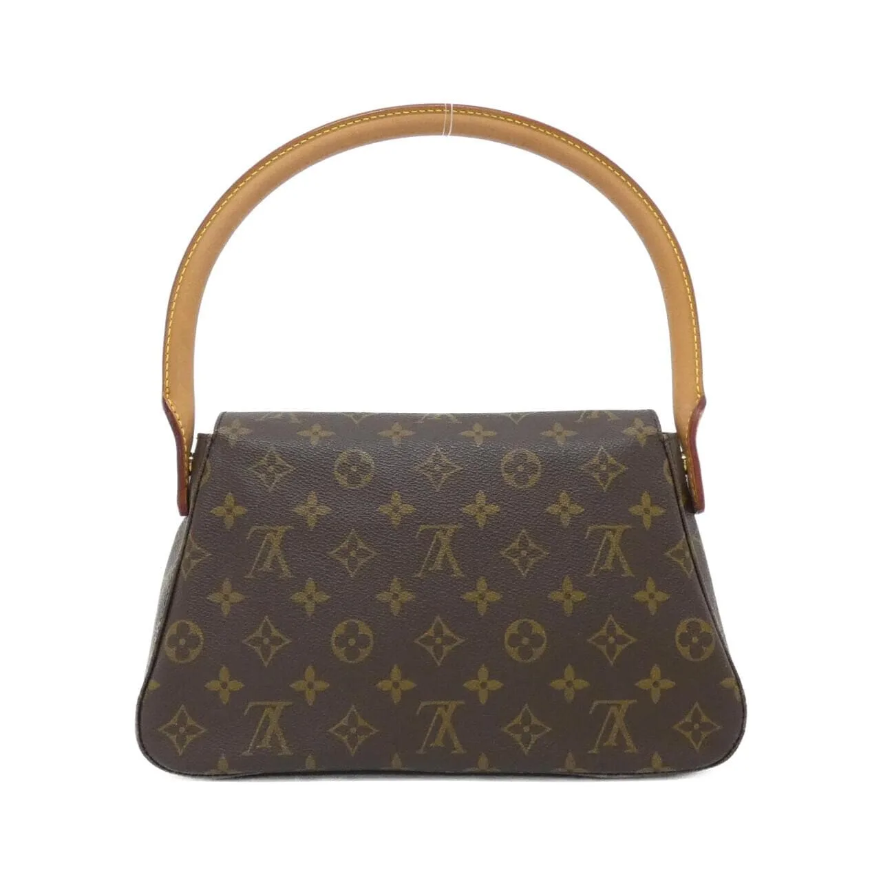 LOUIS VUITTON Looping M51147 Shoulder Monogram 黑色 Monogram 中古品A - 縮圖 2