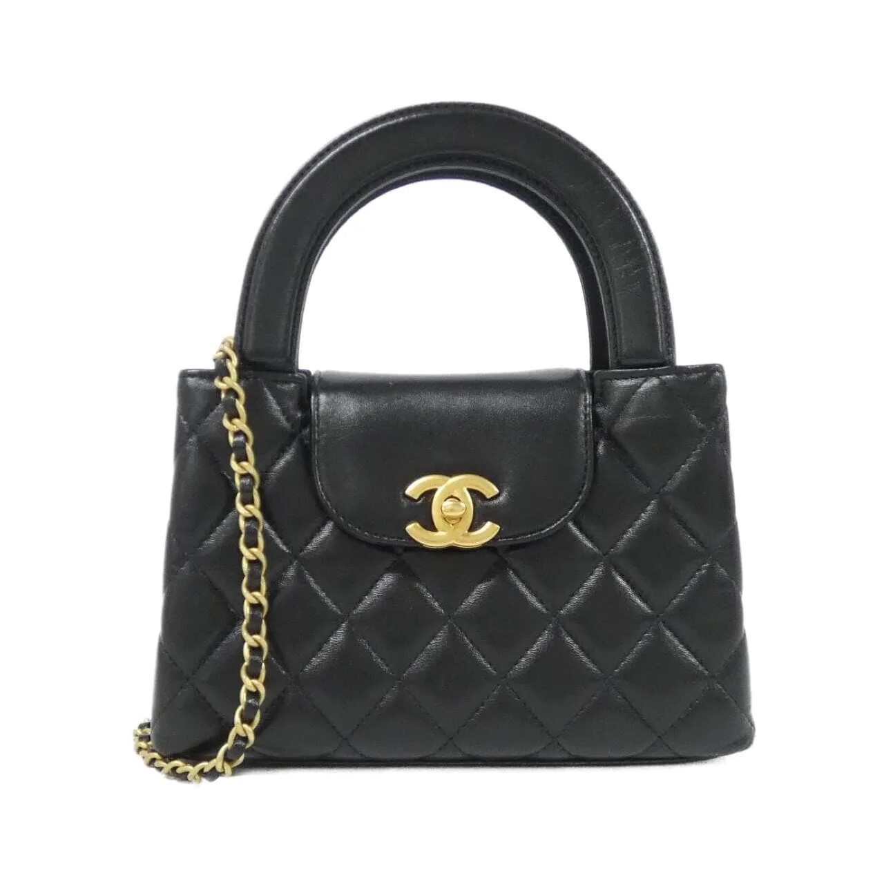 CHANEL AS4416 Handbag Lambskin Black