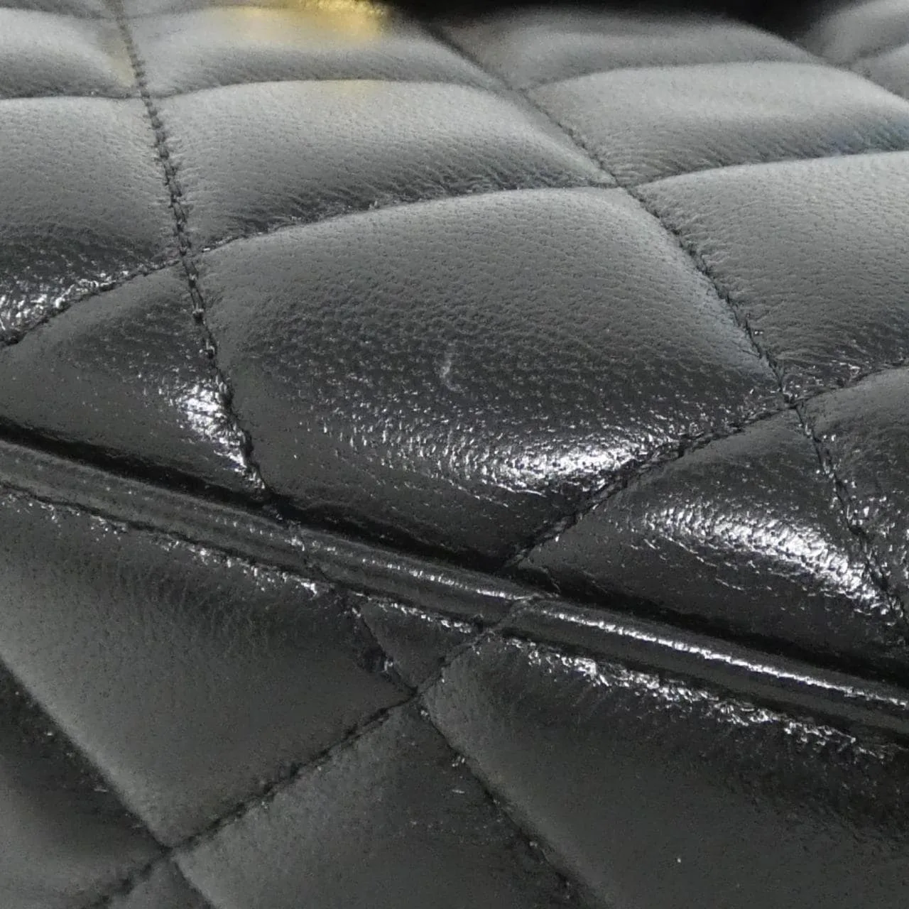 CHANEL AS4416 Handbag Lambskin 黑色 羊皮 中古品A - 縮圖 3