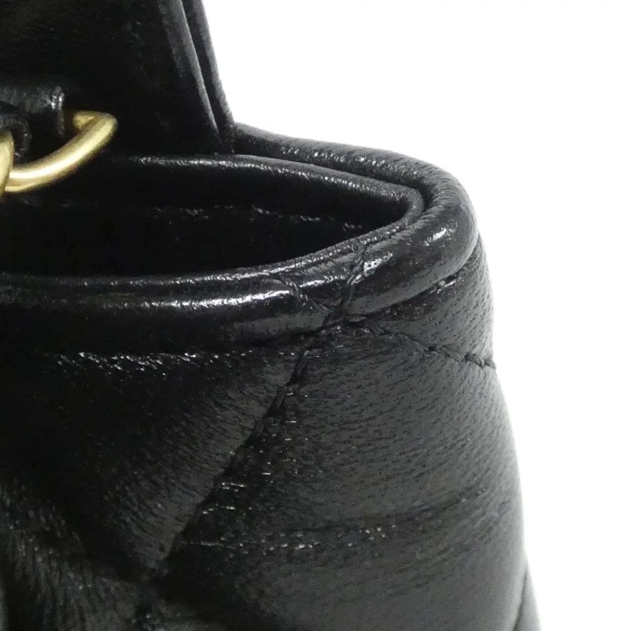 CHANEL AS4416 Handbag Lambskin 黑色 羊皮 中古品A - 縮圖 5