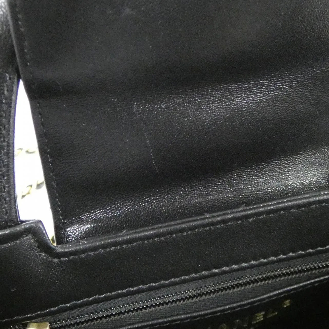 CHANEL AS4416 Handbag Lambskin 黑色 羊皮 中古品A - 縮圖 9