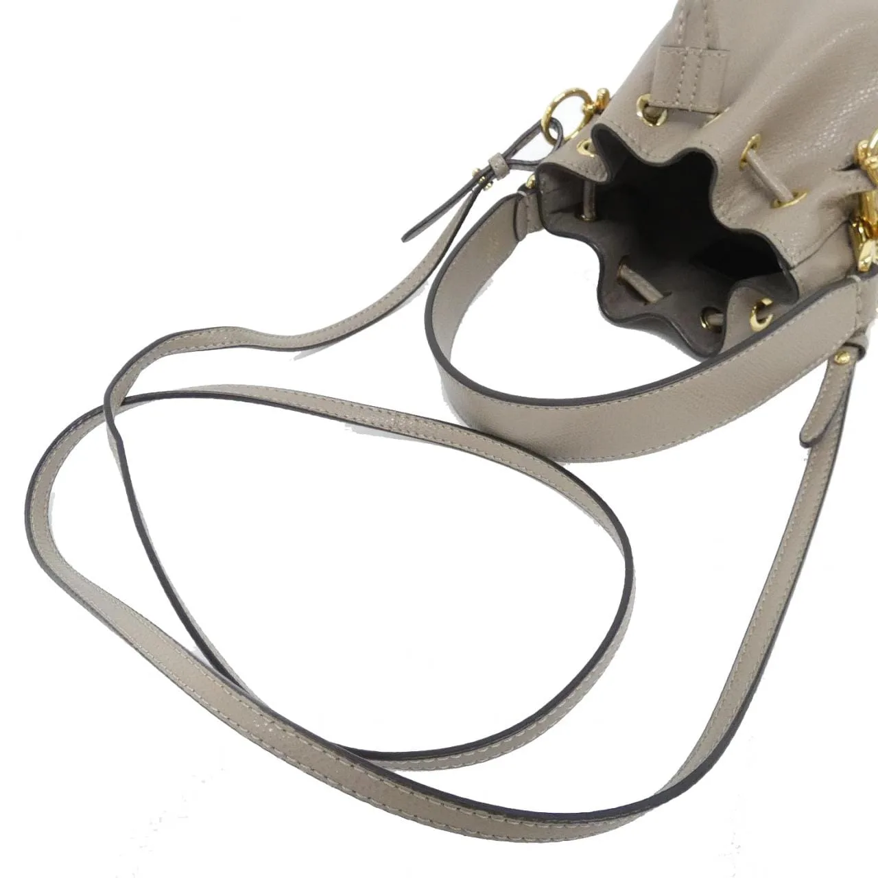 FENDI 8BS010 A18B Handbag 黑色 中古品A - 縮圖 5