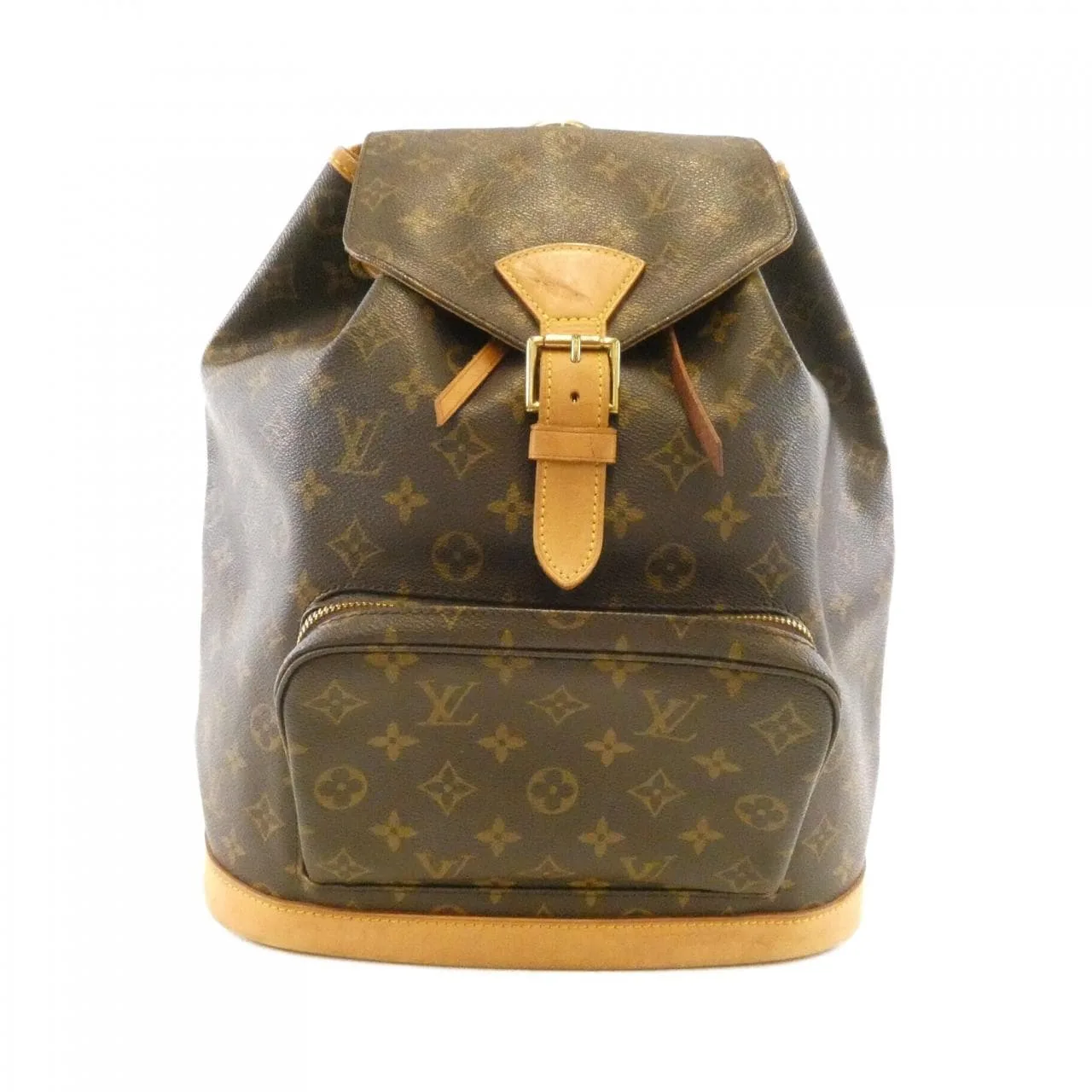 LOUIS VUITTON Montsouris M51135 Backpack Monogram Black